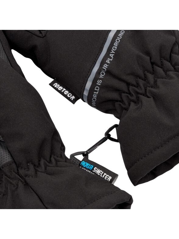 Meteor Hiemis žieminės pirštinės juodos unisex 1 Meteor Hiemis žieminės pirštinės juodos unisex 1