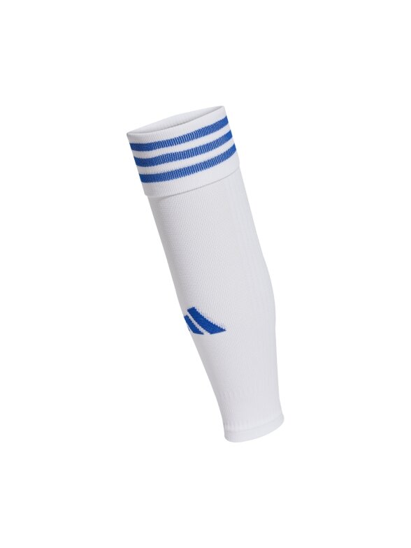 adidas Team Sleeve 23 futbolo rankovės baltos-mėlynos vyrams JM3634 adidas Team Sleeve 23 futbolo rankovės baltos-mėlynos vyrams JM3634