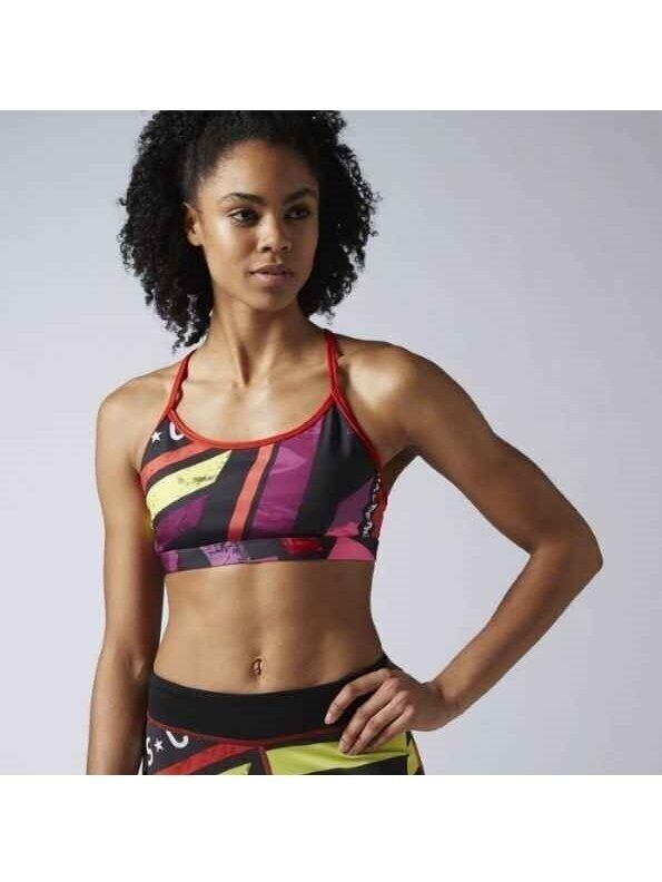 Reebok sportinė liemenėlė moterims AX9083 spalvota Reebok sportinė liemenėlė moterims AX9083 spalvota