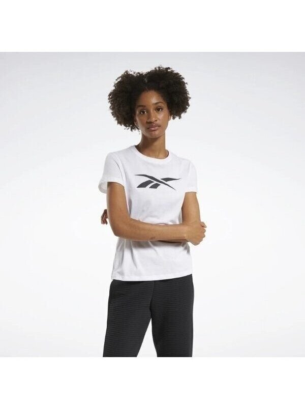 Reebok marškinėliai moterims FU2331 balti Reebok marškinėliai moterims FU2331 balti