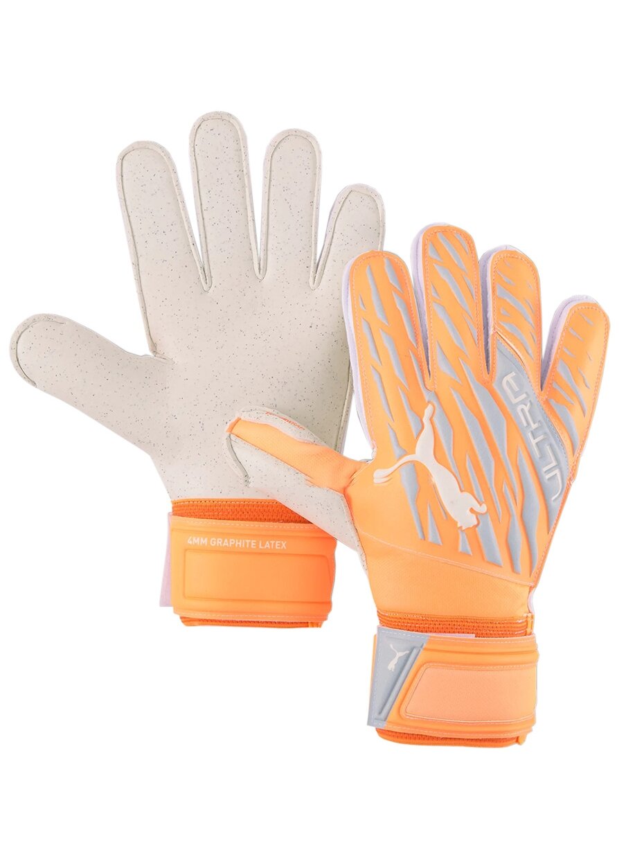 Puma Ultra Protect 2 RC vartininko pirštinės pilkos ir oranžinės spalvos 41792 05 Puma Ultra Protect 2 RC vartininko pirštinės pilkos ir oranžinės spalvos 41792 05