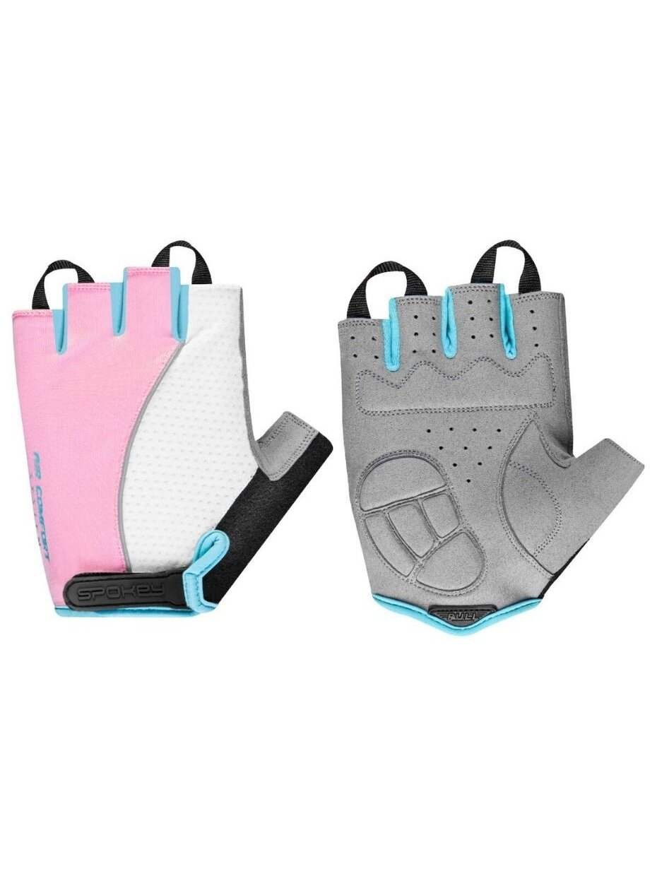 Spokey Piacenza dviratininkų pirštinės rožinės ir baltos spalvos 941079-941078-941077 2 Spokey Piacenza dviratininkų pirštinės rožinės ir baltos spalvos 941079-941078-941077 2