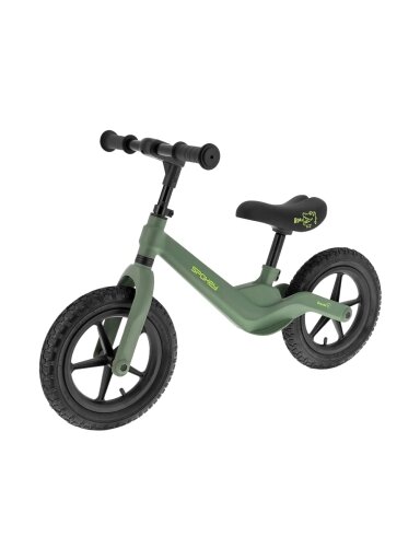 Spokey Broomi vaikų balansinis dviratis žalias 946383