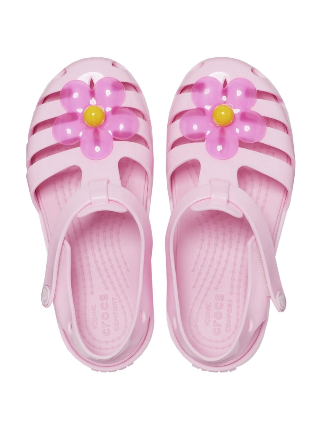 Crocs Isabela Charm basutės vaikams, rožinės spalvos 208445 6S0