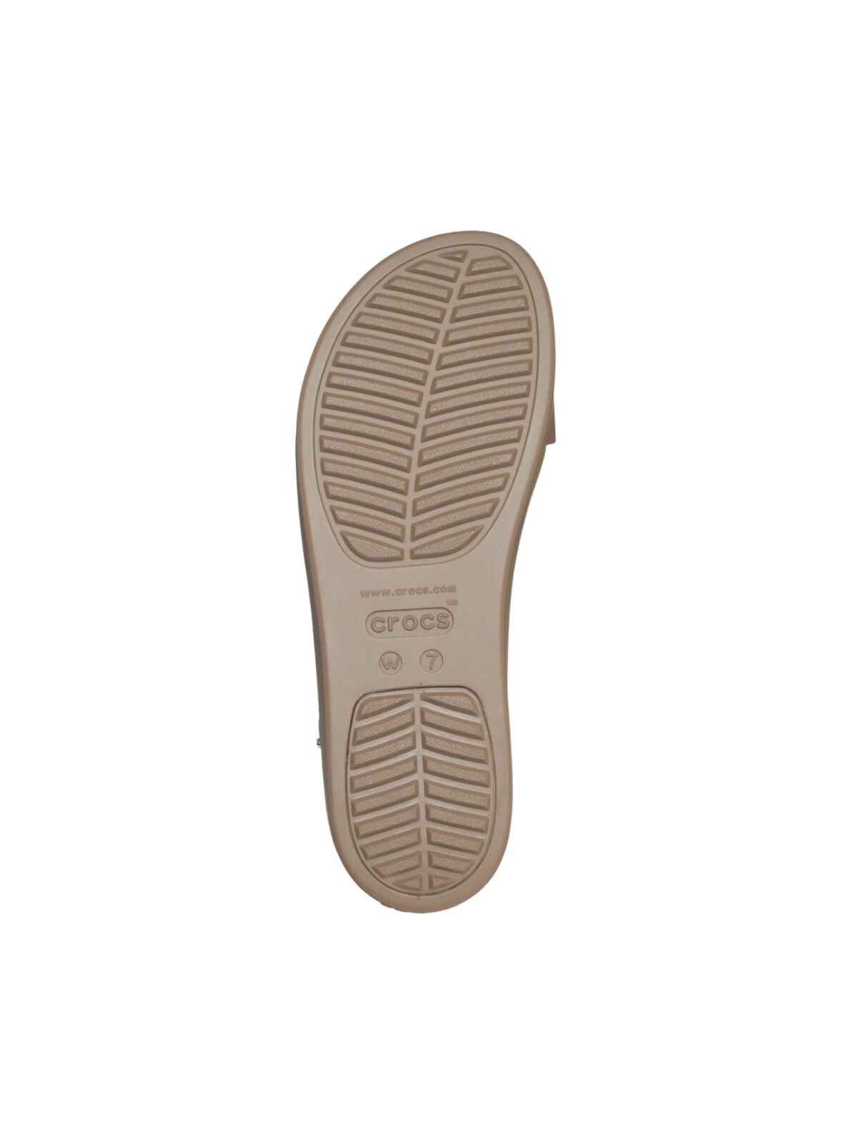 Crocs Brooklyn Low Wedge moteriški sandalai smėlio spalvos 4 Crocs Brooklyn Low Wedge moteriški sandalai smėlio spalvos 4