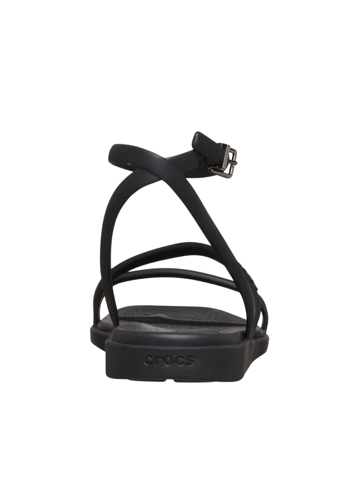 Crocs Miami Ankle Strap moteriškos basutės juodos 2 Crocs Miami Ankle Strap moteriškos basutės juodos 2