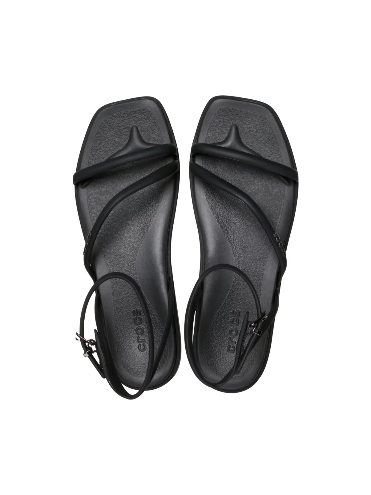 Crocs Miami Ankle Strap moteriškos basutės juodos 3 Crocs Miami Ankle Strap moteriškos basutės juodos 3