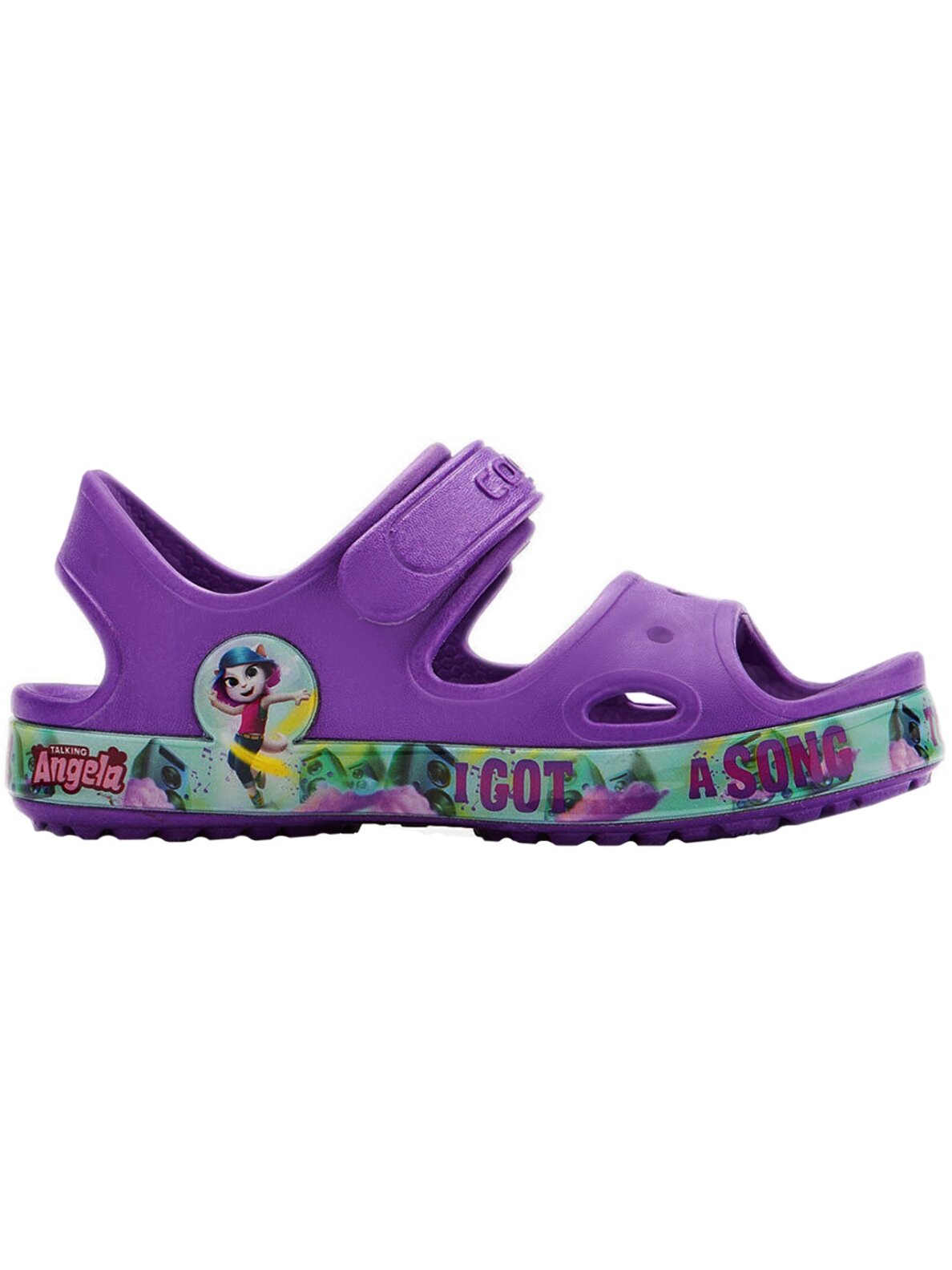 Coqui TT&F Yogi vaikiški sandalai violetiniai 8861-619-0100