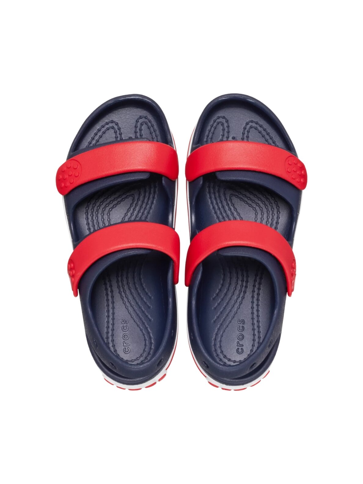 Crocs Crocband Cruiser sandalai vaikams tamsiai mėlynos/raudonos spalvos 209424 4OT 3 Crocs Crocband Cruiser sandalai vaikams tamsiai mėlynos/raudonos spalvos 209424 4OT 3