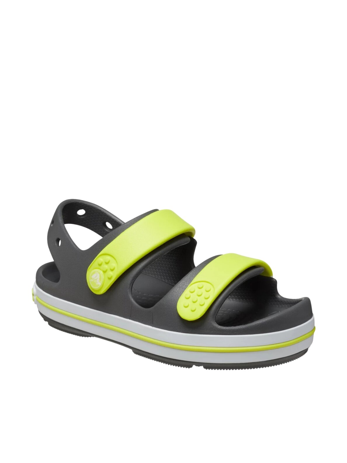 Crocs Crocband Cruiser basutės vaikams pilkai žalios 209424 1NJ 1
