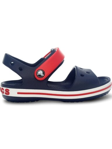 Vaikiškos basutės Crocs Crocband Sandal Kids tamsiai mėlynos raudonos 12856 485