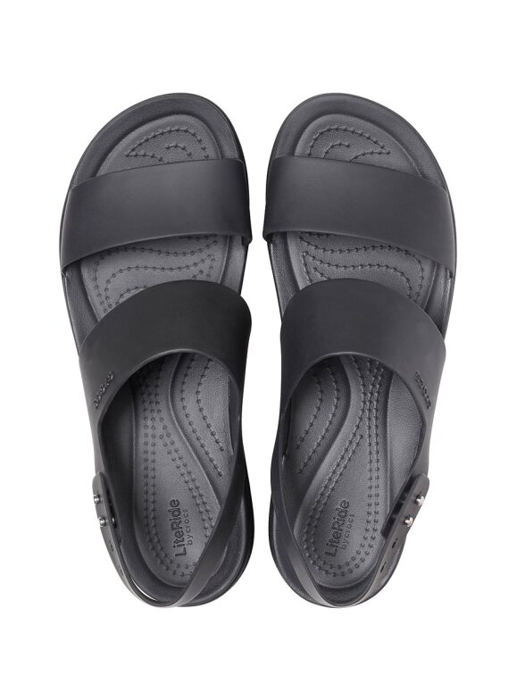 Crocs Brooklyn Low Wedge moteriškos basutės juodos 206453 060 1 Crocs Brooklyn Low Wedge moteriškos basutės juodos 206453 060 1
