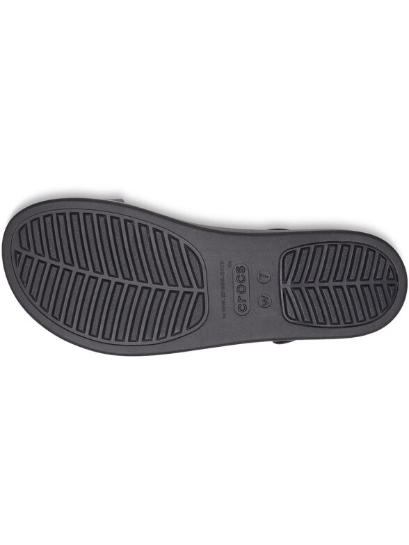 Crocs Brooklyn Low Wedge moteriškos basutės juodos 206453 060 3 Crocs Brooklyn Low Wedge moteriškos basutės juodos 206453 060 3