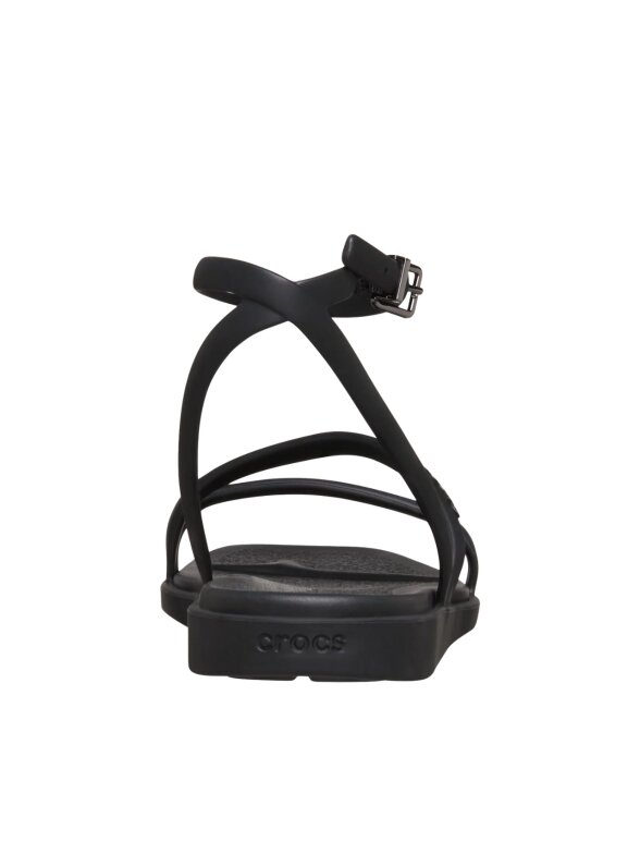 Crocs Miami Ankle Strap moteriškos basutės juodos 2 Crocs Miami Ankle Strap moteriškos basutės juodos 2