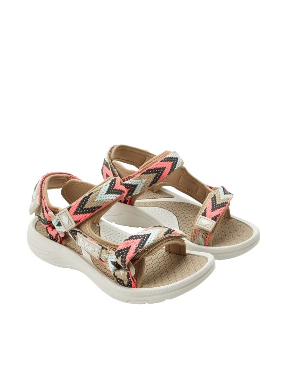 Moteriškos sandalės Lee Cooper smėlis-fuksija LCW-26-34-4429LA 1 Moteriškos sandalės Lee Cooper smėlis-fuksija LCW-26-34-4429LA 1