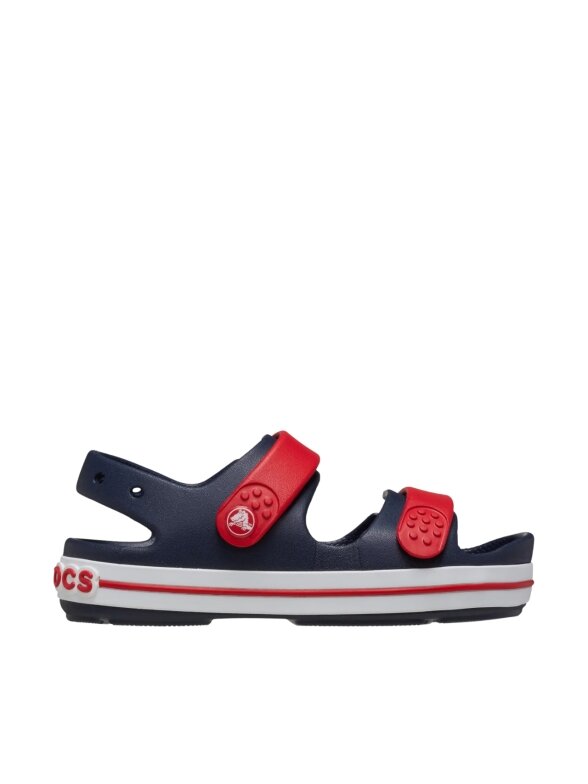 Crocs Crocband Cruiser sandalai vaikams tamsiai mėlynos/raudonos spalvos 209424 4OT Crocs Crocband Cruiser sandalai vaikams tamsiai mėlynos/raudonos spalvos 209424 4OT