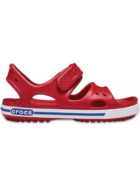 Sandalai vaikams Crocs Crocband II Sandal PS Kids raudona-mėlyni 14854 6OE Sandalai vaikams Crocs Crocband II Sandal PS Kids raudona-mėlyni 14854 6OE