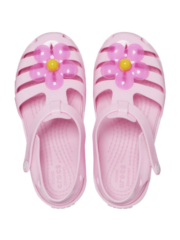 Crocs Isabela Charm basutės vaikams, rožinės spalvos 208445 6S0