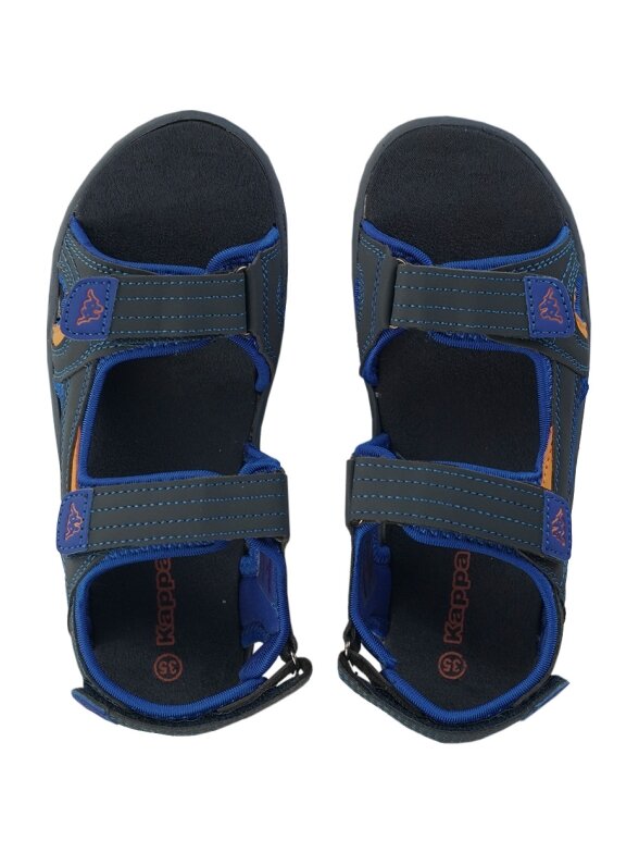 „Kappa Early II K Footwear Kids“ vaikiški basutės tamsiai mėlynos ir oranžinės spalvos 260373K 6744 1
