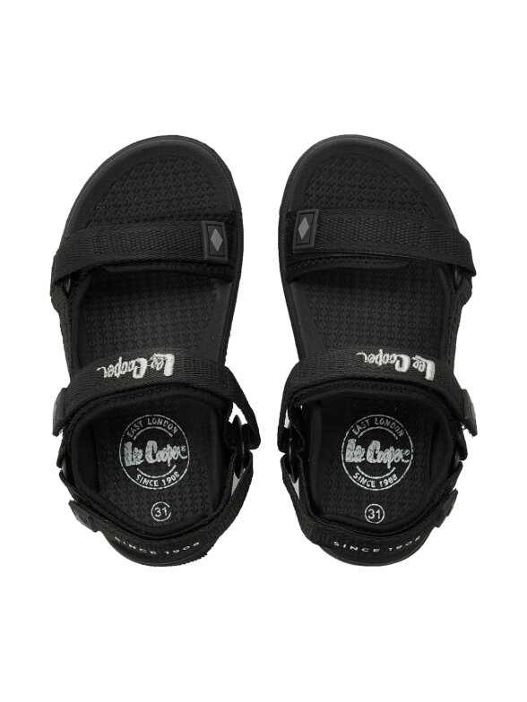 Lee Cooper vaikiškos basutės juodos LCW-26-34-4436K 3 Lee Cooper vaikiškos basutės juodos LCW-26-34-4436K 3