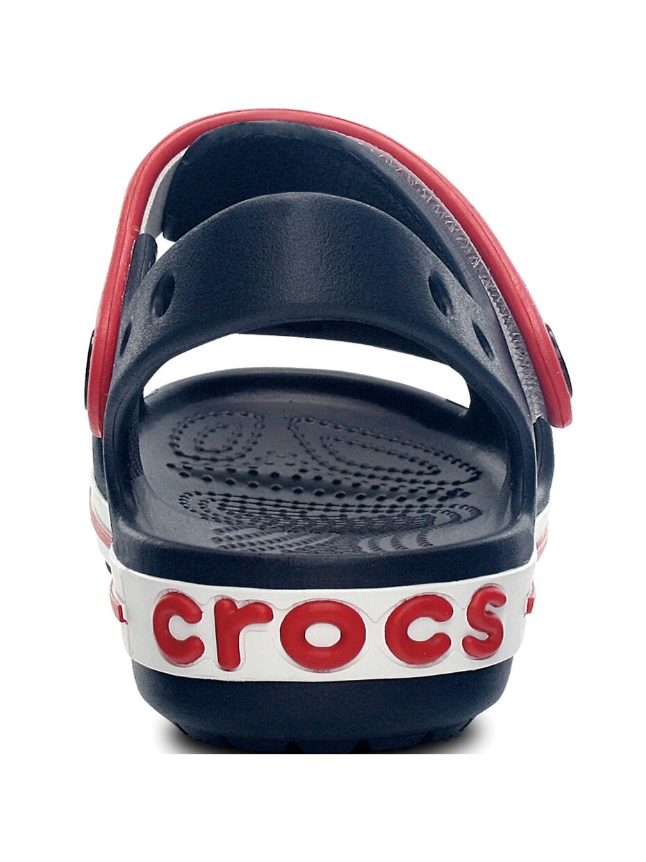 Vaikiškos basutės Crocs Crocband Sandal Kids tamsiai mėlynos raudonos 12856 485 4 Vaikiškos basutės Crocs Crocband Sandal Kids tamsiai mėlynos raudonos 12856 485 4
