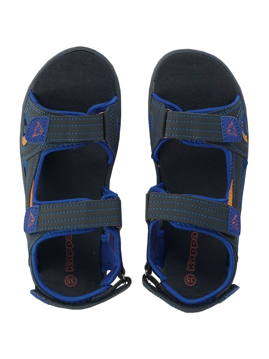 „Kappa Early II K Footwear Kids“ vaikiški basutės tamsiai mėlynos ir oranžinės spalvos 260373K 6744 1 „Kappa Early II K Footwear Kids“ vaikiški basutės tamsiai mėlynos ir oranžinės spalvos 260373K 6744 1