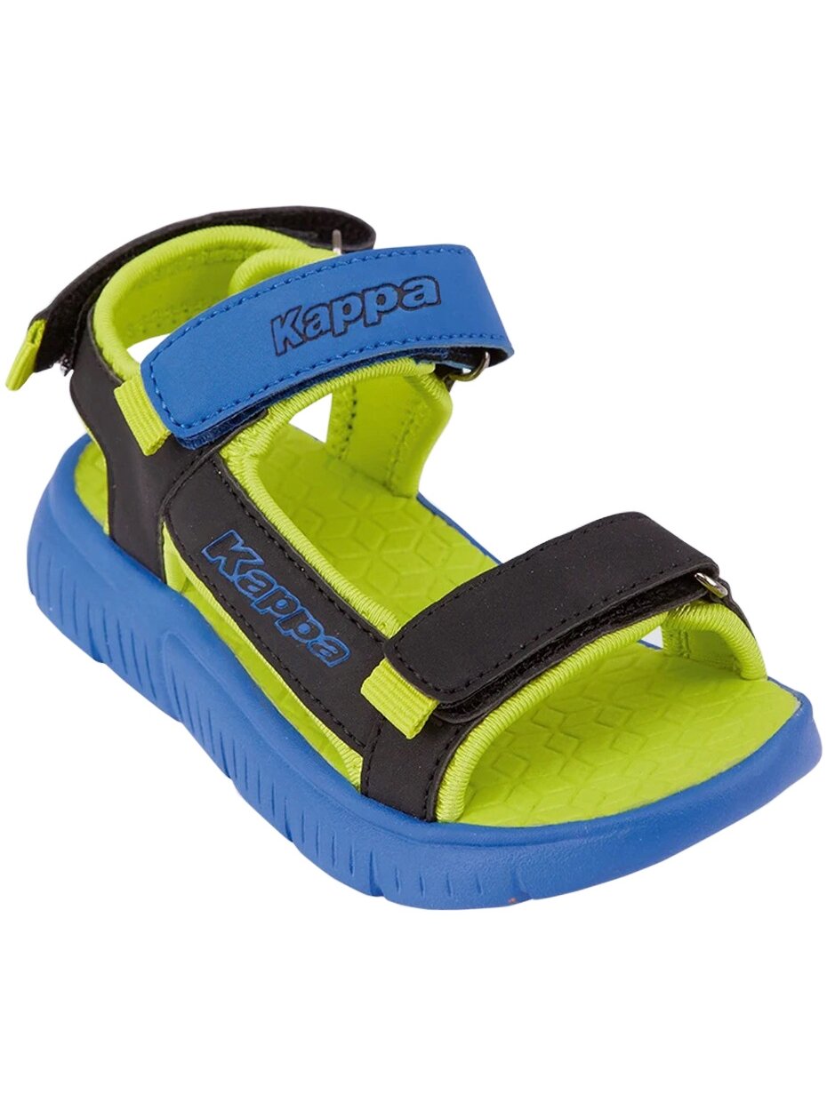 Kappa Kana MF vaikiškos basutės mėlynai žalia-juoda 260886MFK 6011 Kappa Kana MF vaikiškos basutės mėlynai žalia-juoda 260886MFK 6011