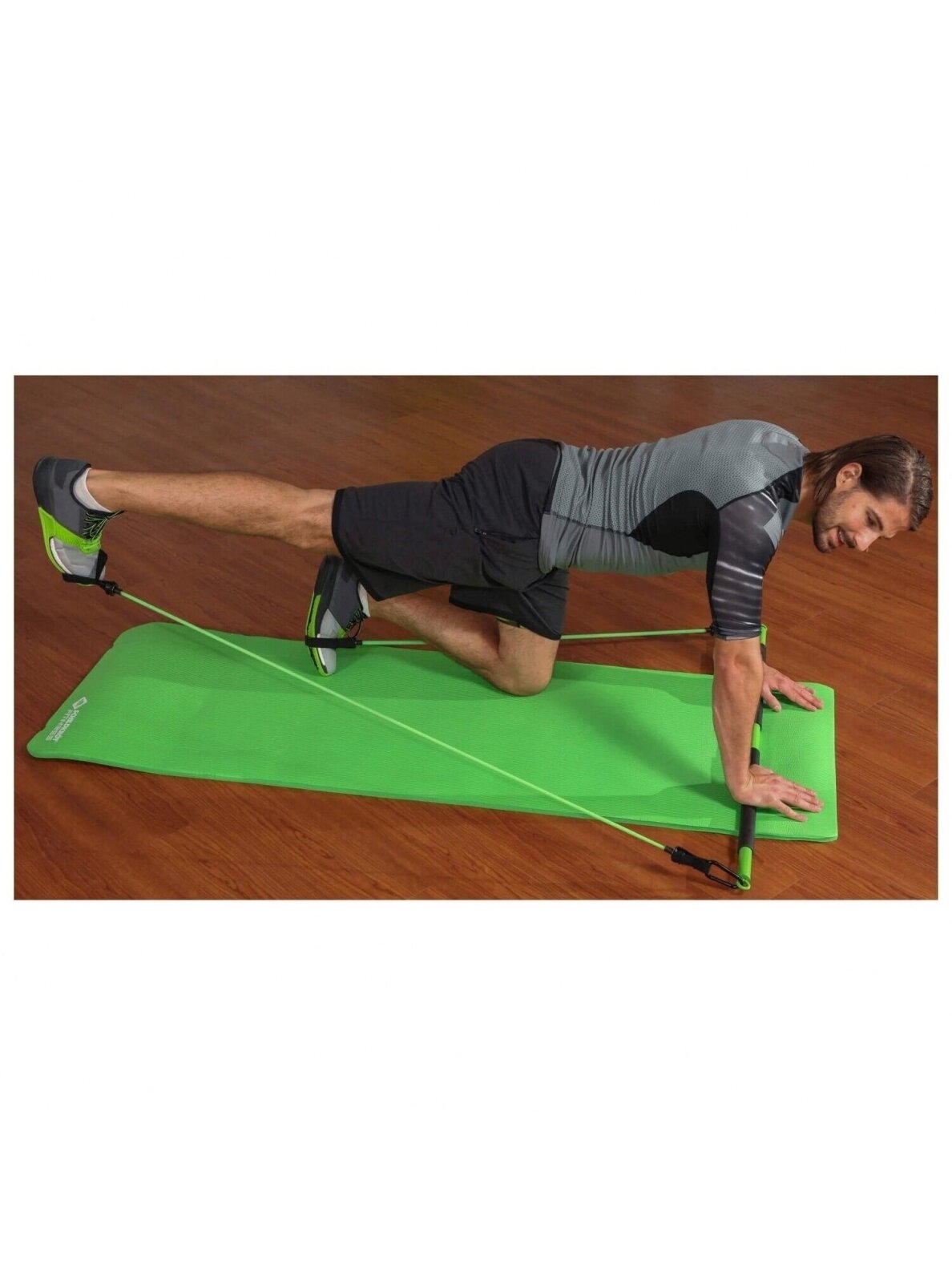 Schildkrot Fitness treniruočių juosta 960072 žalia 2