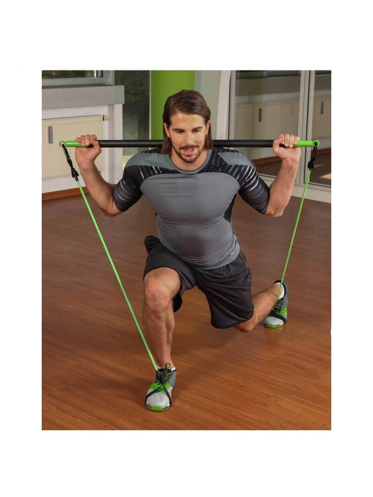 Schildkrot Fitness treniruočių juosta 960072 žalia 4
