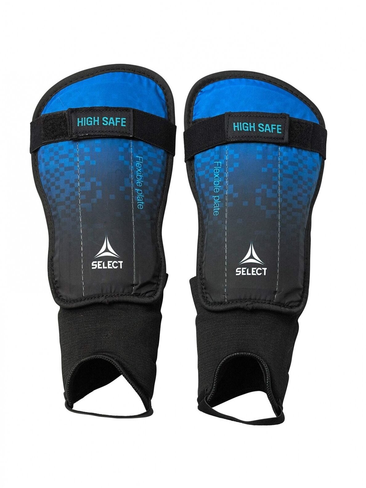 Select High Safe futbolo apsaugos juodos/mėlynos v23 17678