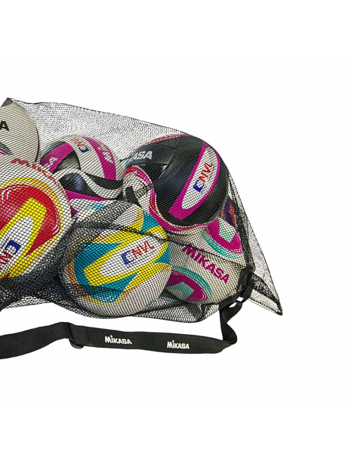 Mikasa juoda tinklelis kamuoliams MBB2 Mikasa juoda tinklelis kamuoliams MBB2