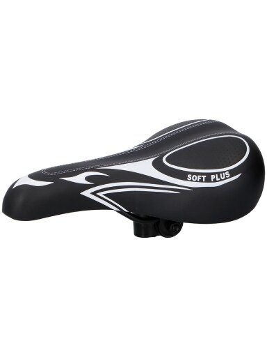 Dunlop MTB dviračio balnas juodai baltas 2073366