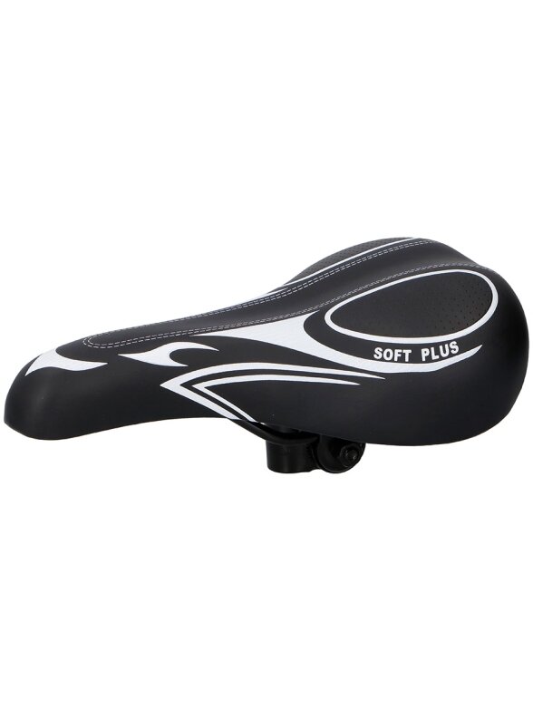 Dunlop MTB dviračio balnas juodai baltas 2073366