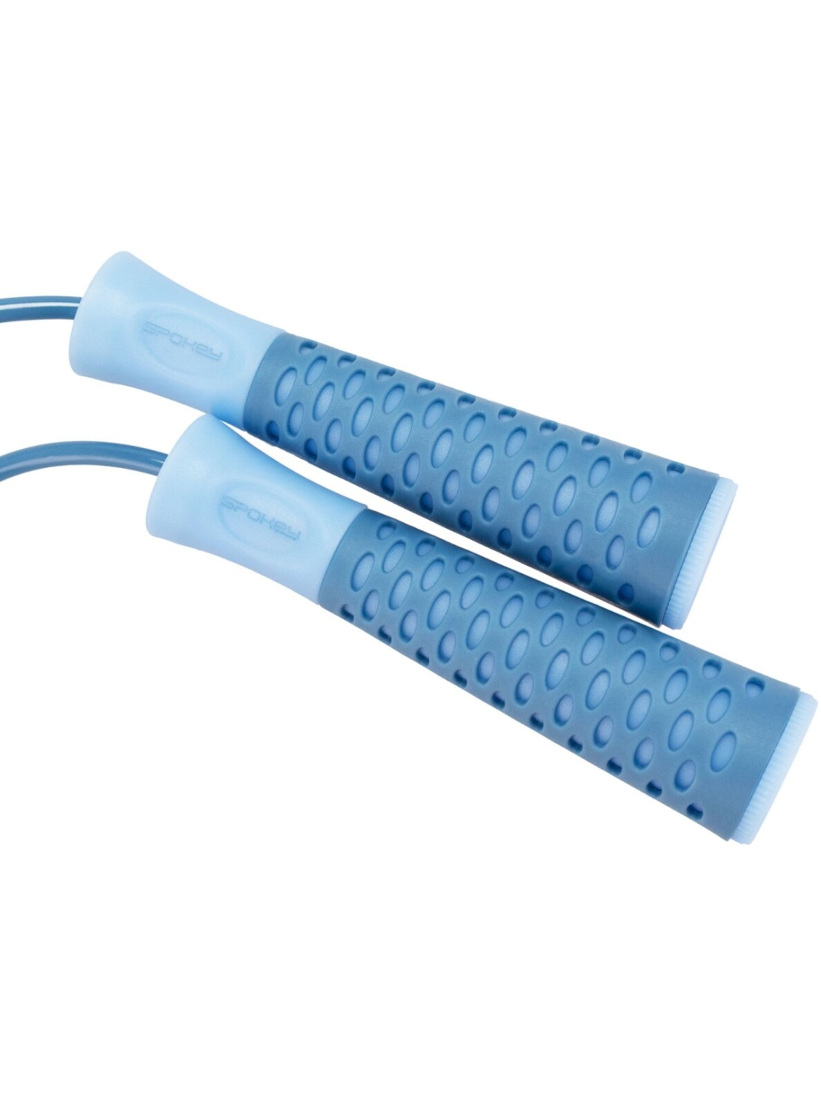 Spokey Candy Rope mėlyna šokamoji virvė su guoliais 943630 2
