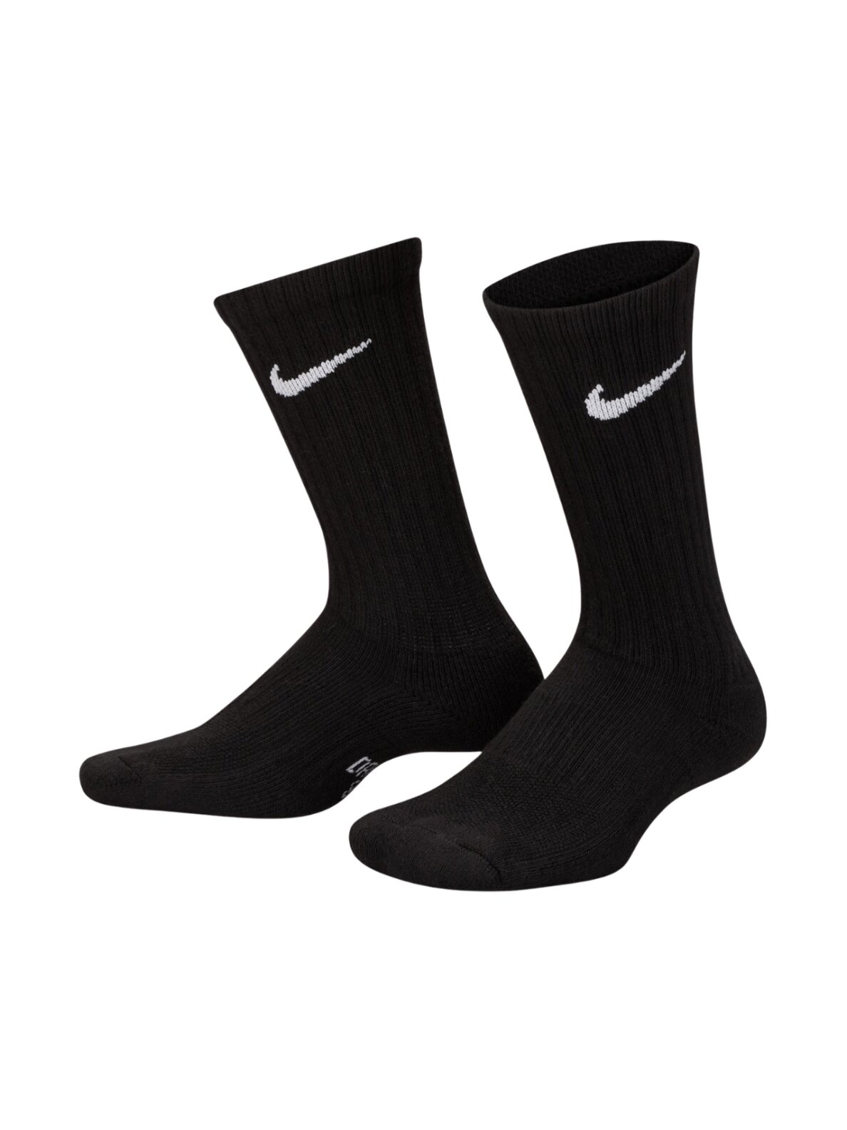 Nike kojinės vaikams Everyday Cush Crew 6 poros juodos SX6910 010 1 Nike kojinės vaikams Everyday Cush Crew 6 poros juodos SX6910 010 1
