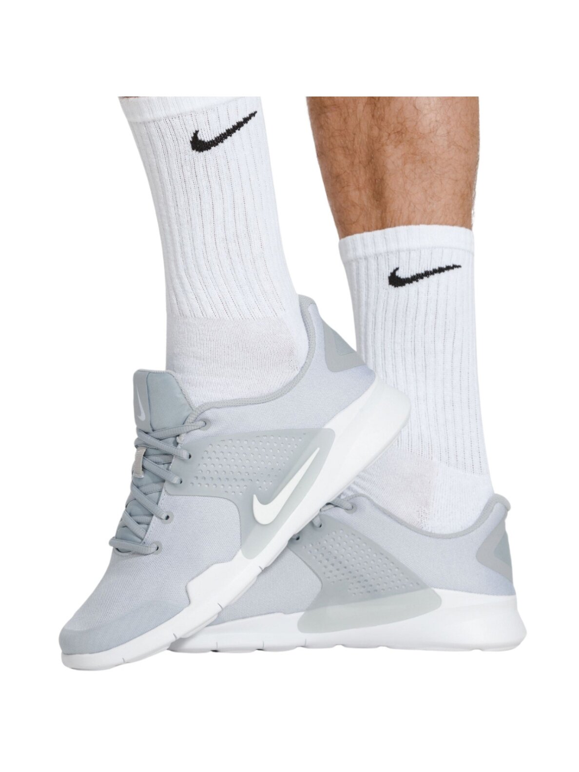Nike Everyday Cush Crew kojinės 6 poros baltos SX7666 100 4 Nike Everyday Cush Crew kojinės 6 poros baltos SX7666 100 4