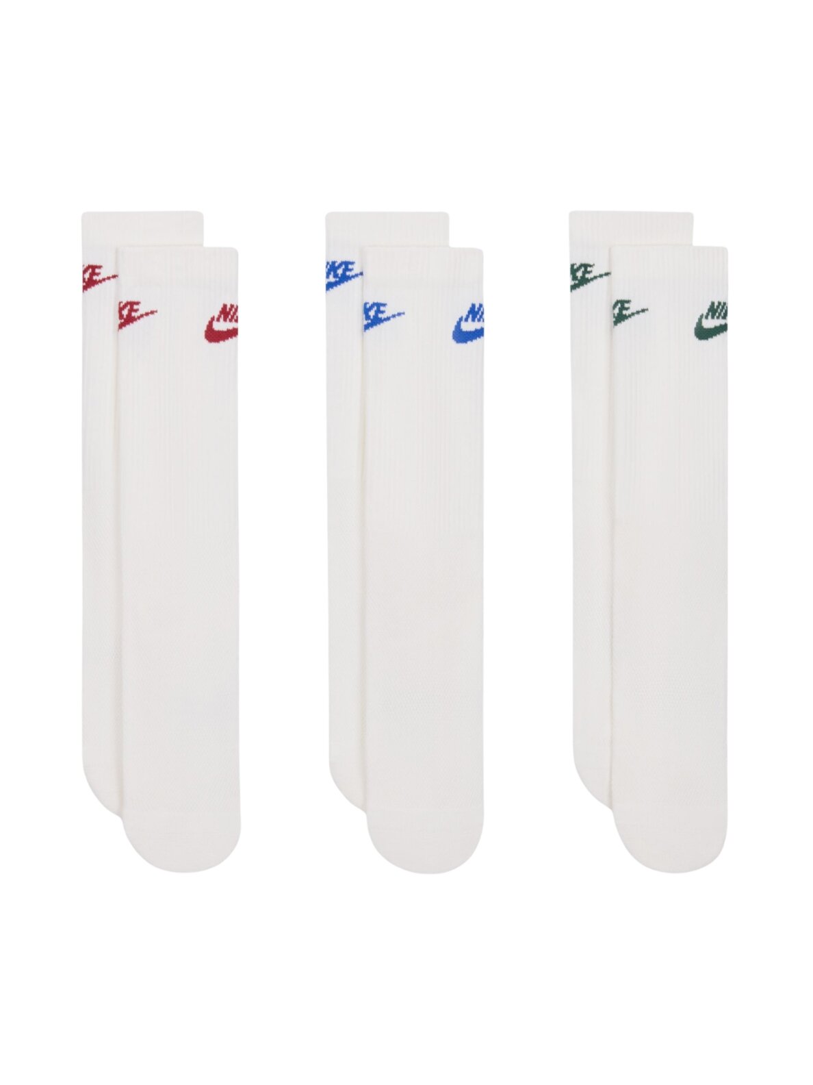 Nike Everyday Elevated kojinės baltos, 3 poros IH8522 906 Nike Everyday Elevated kojinės baltos, 3 poros IH8522 906