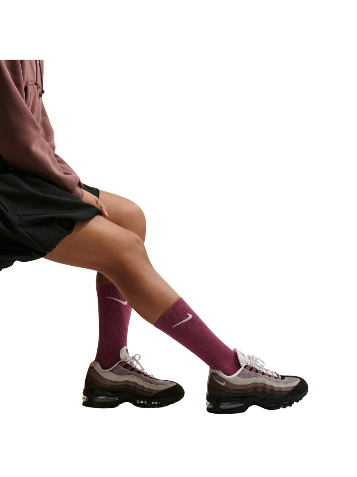 Nike Everyday Elevated kojinės 6 poros smėlio, bordo, rožinės spalvos HQ8021 910 5 Nike Everyday Elevated kojinės 6 poros smėlio, bordo, rožinės spalvos HQ8021 910 5