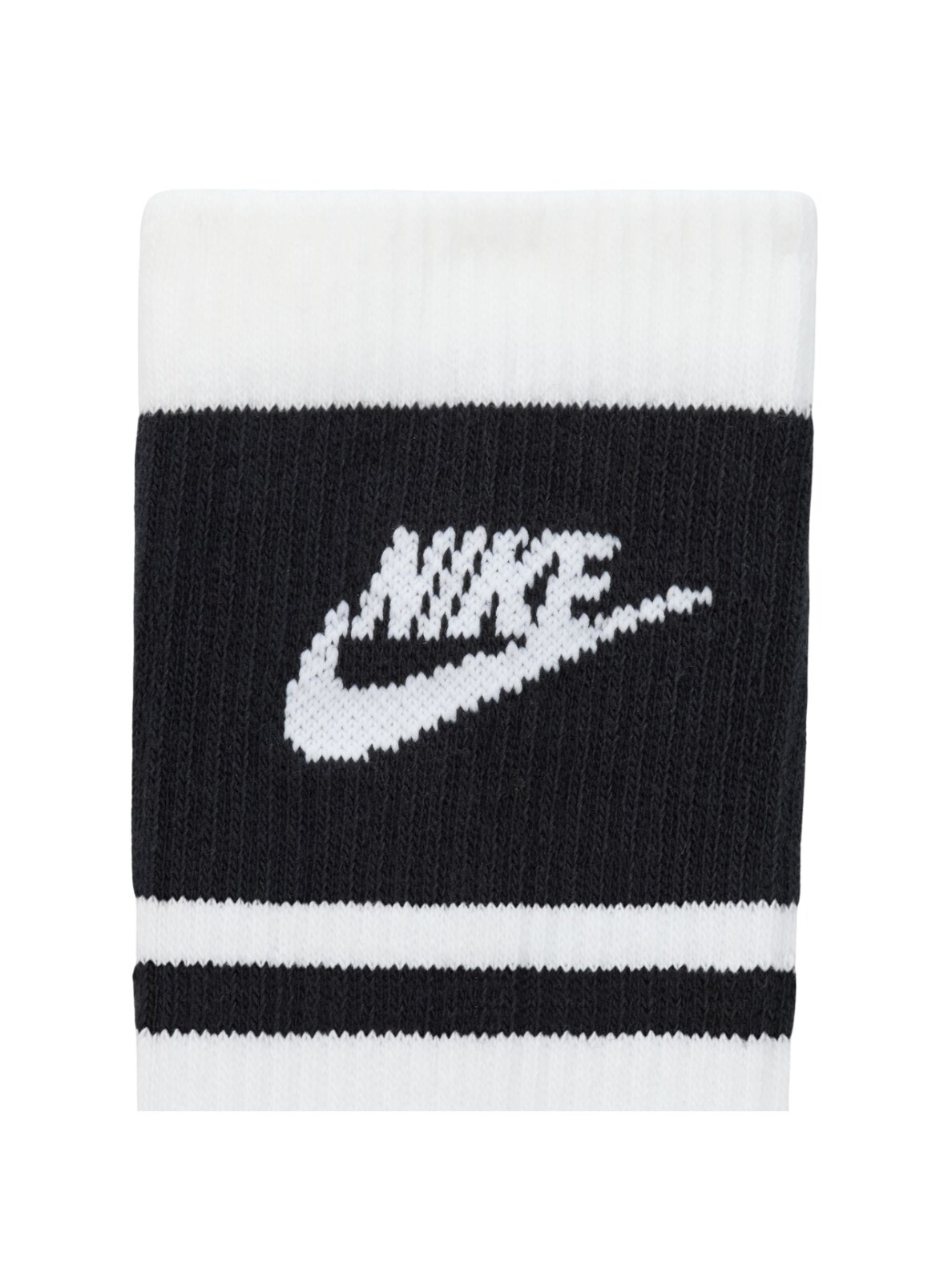 Nike Everyday Elevated Crew kojinės 3 poros baltos ir juodos IM7949 901 3