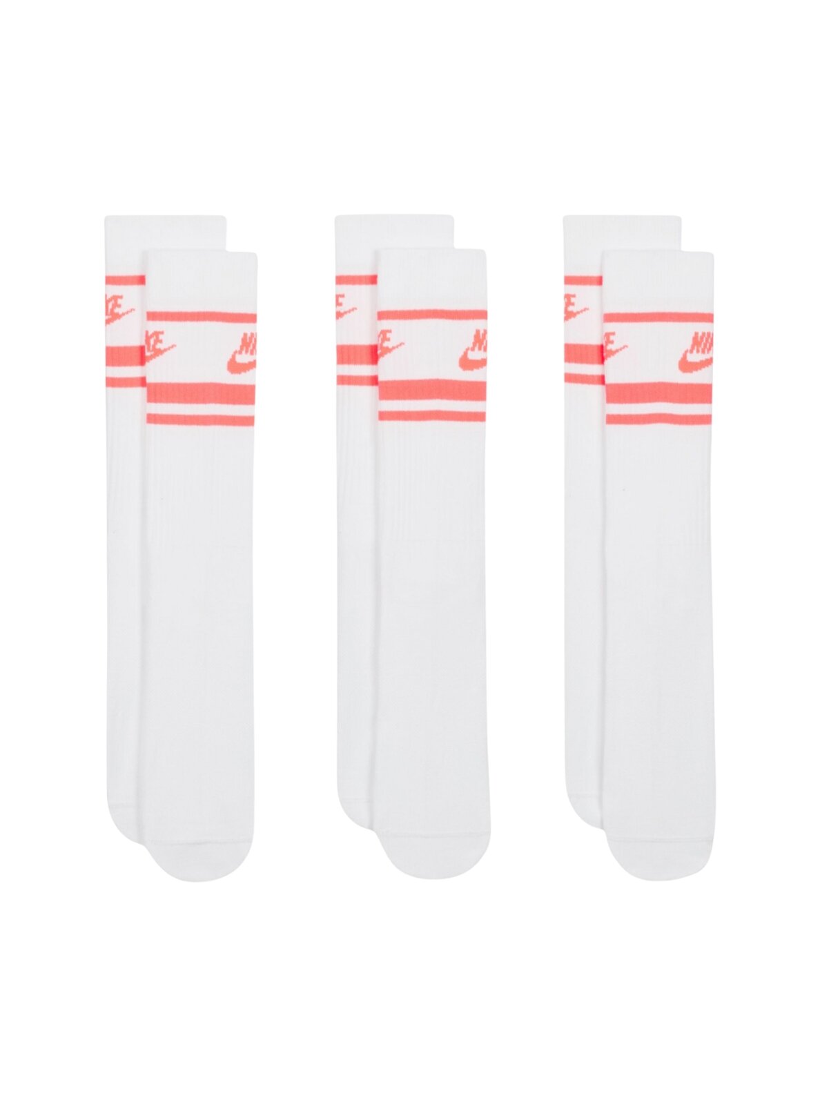 Nike NK Nsw Everyday Essential CR kojinės vyrams baltos DX5089 100 (3 poros) 1 Nike NK Nsw Everyday Essential CR kojinės vyrams baltos DX5089 100 (3 poros) 1