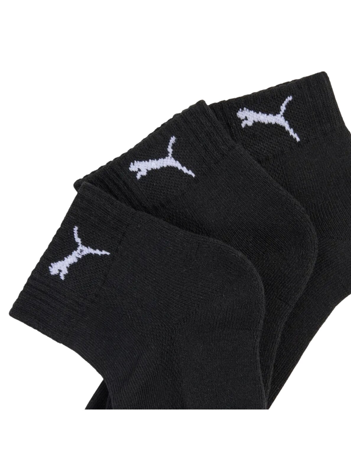 Puma Cushioned Quarter kojinės 3 pak. juodos 938581 01 1 Puma Cushioned Quarter kojinės 3 pak. juodos 938581 01 1