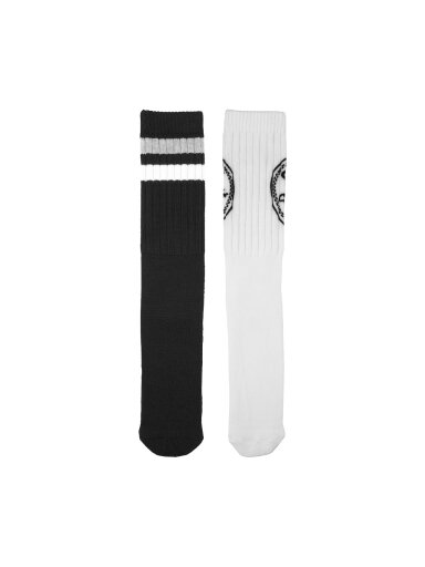 Converse kojinės 2 pak. baltos, juodos E744A