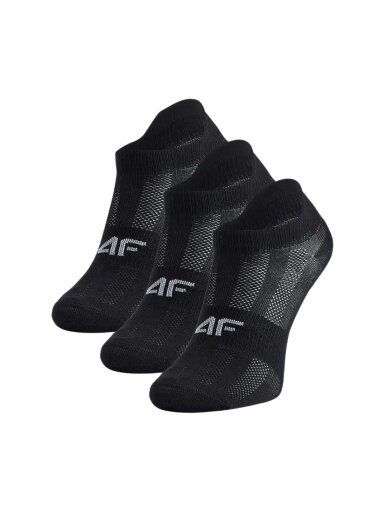 4F FNK M261 kojinės berniukams giliai juoda (3 poros)
