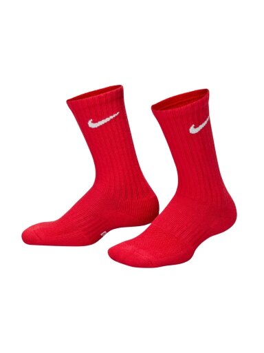 Nike Everyday Cush Crew vaikiškos kojinės 6 poros spalvingų SX6910 903