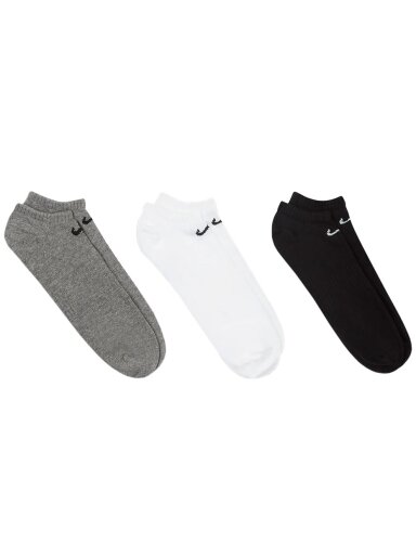 Nike Everday LTWT NS 3PR kojinės pilkos, baltos, juodos SX7678 964
