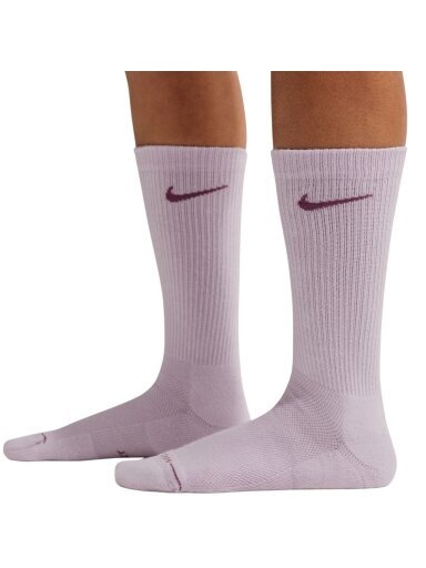 Nike Everyday Elevated kojinės 6 poros rožinės, mėlynos, žalios, smėlio spalvos HQ8021 916