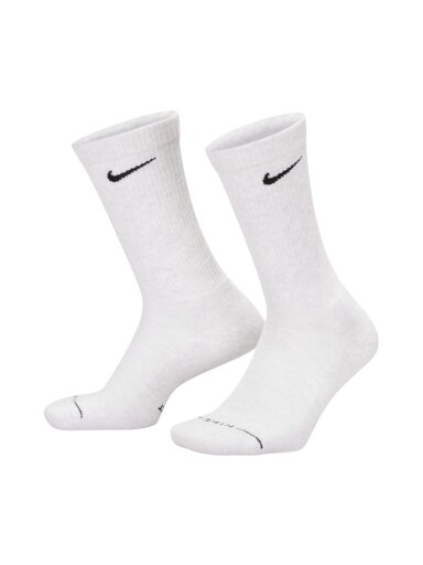 Nike Everyday Elevated kojinės, 6 poros, pilkos, kreminės HQ8021 904