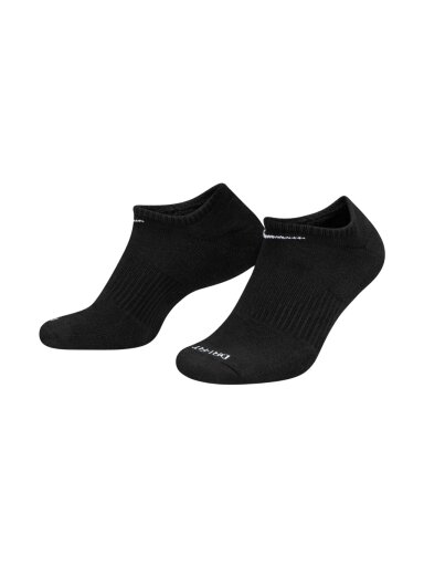 Nike Everyday Plus Cushioned kojinės 3 poros juodos SX6889 010