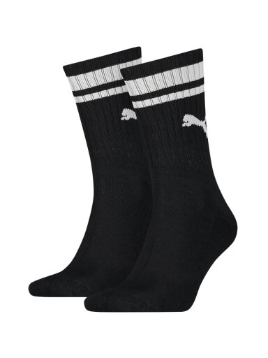 Puma Crew Heritage Stripes 2P Uni kojinės juodos 907944 01