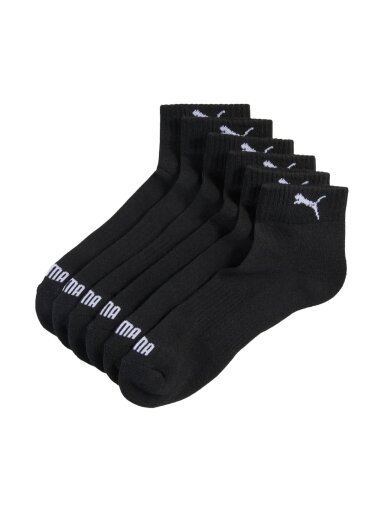 Puma Cushioned Quarter kojinės 3 pak. juodos 938581 01